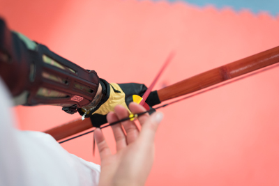 Mediatives Bogenschiessen im Seminar / Urlaub